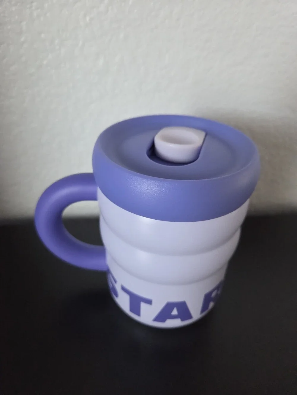 Starbucks Lilac Purple Chonky Ripple 12oz Insulated Travel Mug Cup New With Tags